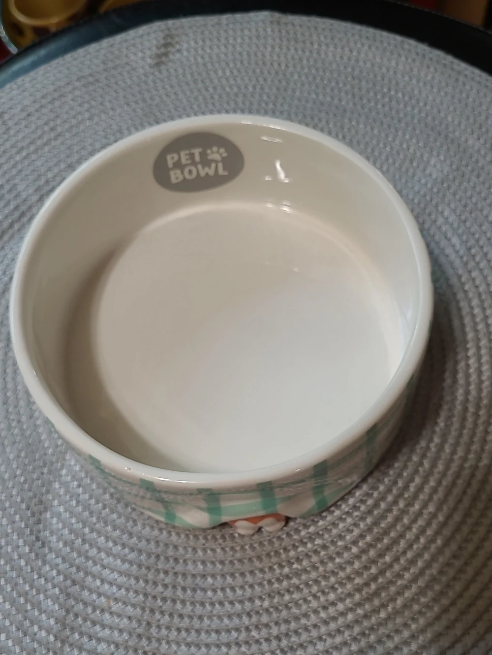 Rockeybear Ceramic Pet Bowl